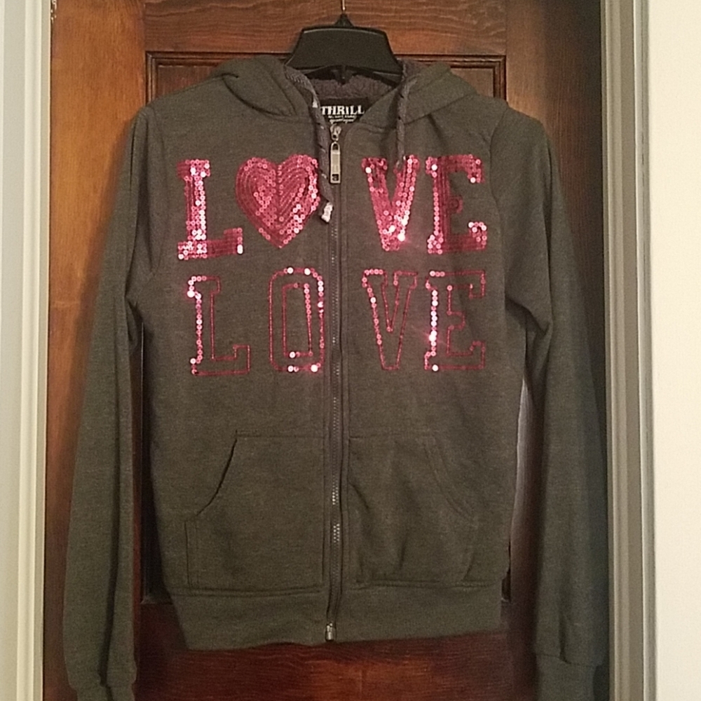 Gray hoodie